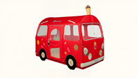 Tente pliable de jeu d'autobus de défilé de casse-croûte pour la maison et l'extérieur d'enfants