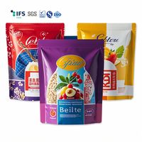 Pochette debout avec logo personnalisé Sacs Doypack en mylar anti-odeur Sac à fermeture éclair en feuille d'aluminium de 3.5 grammes pour herbes