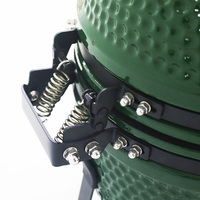 Barbecue Kamado en céramique de 13 pouces pour la vente en gros, mini fumoir à charbon de bois portable pour camping et jardin, four à pizza en forme d'œuf