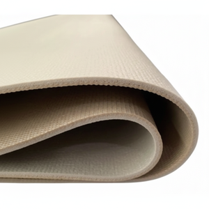 Tapis de yoga personnalisé PER écologique 61x180x0.6cm double couleur gris et caramel antidérapant étanche EZ-Care modèle de marque EZC-460 - Product Image 1