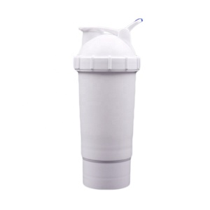 Pe gimnasio agua botella proteína agitador de botellas de plástico de 500ml para beber - Product Image 1