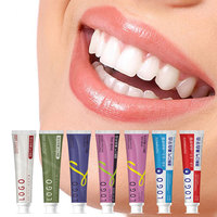 Ventes directes d'usine OEM/ODM Emballage personnalisé Logo de couleur Ingrédients personnalisables Dentifrice blanchissant