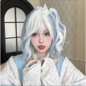 วิกผมสั้นหยิกสไตล์บ๊อบ ใยสังเคราะห์คาเนคาลอน ปิดคลุมทั้งศีรษะ แนวผมธรรมชาติ แฟชั่นโลลิต้า วิกผมผู้หญิง - Product Image 5