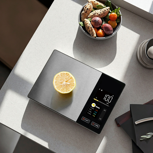 Hot Sale Lcd Display Smart App Digital Baking Nutrition Calorie Weight Kitchen Food Weighing Scale With Nutritional Calculator