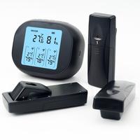 Thermo higrometer pengukur belakang LCD, instrumen temperatur sensor kelembapan akurasi tinggi untuk penggunaan rumah tangga gudang anggur