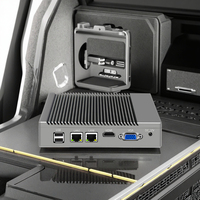 Mini PC industriel avec Intel HD Celeron J6412 DDR4 M.2 NVME SSD Linux Arm Fanless Mini AI Computer Stock Industrial I3