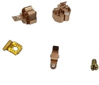 2 chuyển đổi 2 ổ cắm E17 C9 địa chỉ liên lạc dây dẫn Phụ kiện Euro điện chuyển đổi ổ cắm điện Brass phần - Product Image 2