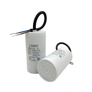 <span class=keywords><strong>Condensateur</strong></span> de fonctionnement <span class=keywords><strong>CBB60</strong></span> 450V 60μF 50/60Hz, équipé de câble et de vis, adapté aux machines à laver et aux pompes à eau - Product Image 6