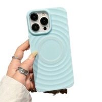 Nouvelle coque magnétique personnalisable Kingsoul en carton ondulé avec design animal en TPU pour iPhone 15 Pro 14 / Support de téléphone sans fil