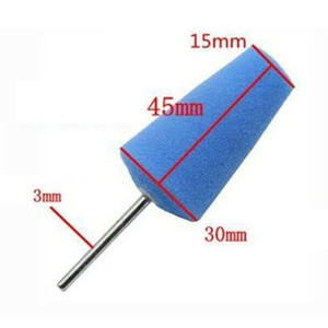 Tête de polissage en éponge Sky Eagle, cylindre conique de 3 diamètres extérieurs pour le polissage des roues de voiture - Product Image 2