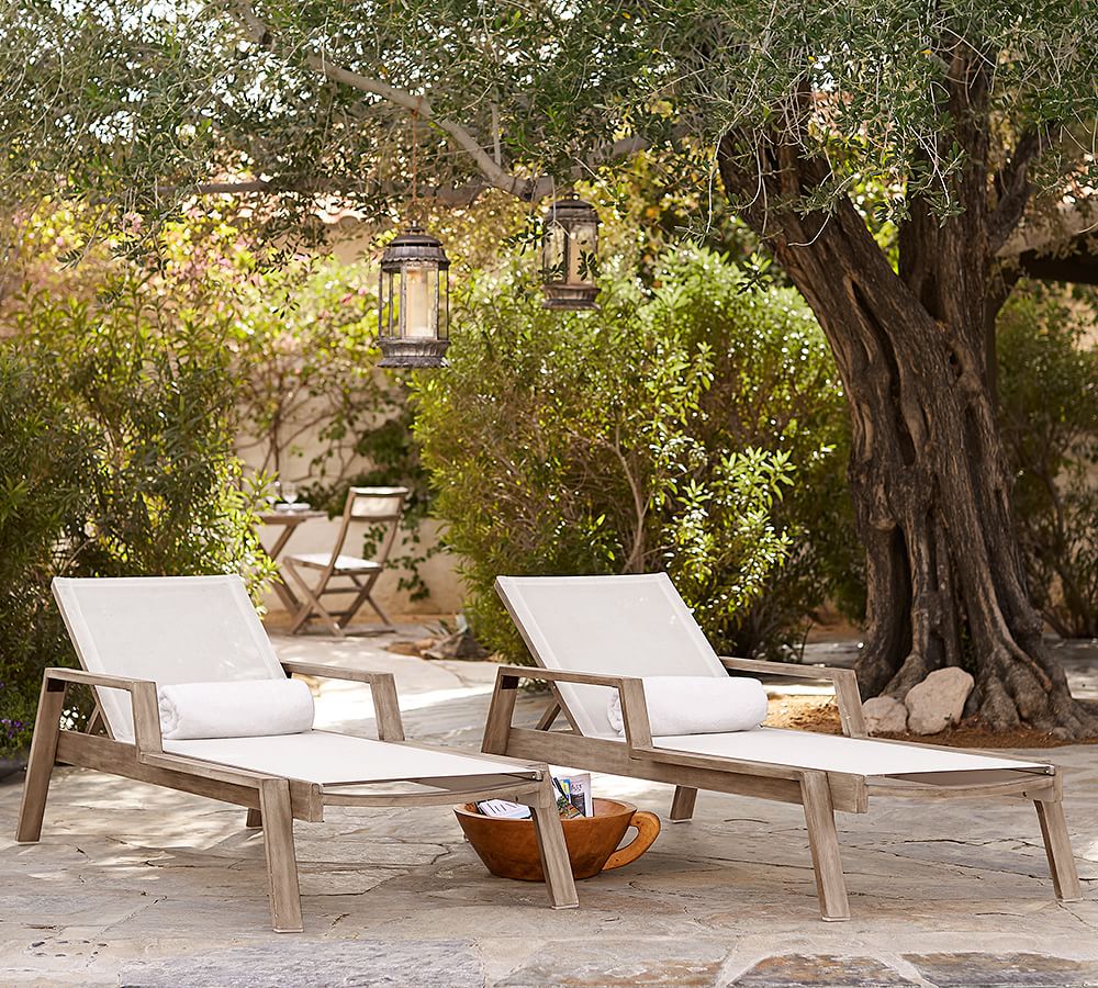 teak garden furniture  patio furniture beach chair Modern design sun pool teak lounge chairs