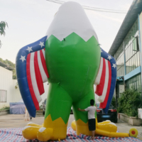 Ballon publicitaire géant en forme d'aigle, drapeau patriotique, en PVC, pour utilisation en intérieur/extérieur
