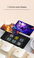 AULA F108pro Clavier mécanique rétro-éclairé RVB personnalisé Structure de tampon remplaçable à chaud à trois modes/2.4G/filaire à clé complète