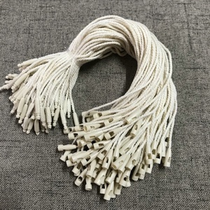 Cotton or Elastic Hang Tag <b>Strings</b> Paper Tag for Clothes <b>Strings</b> and <b>Bags</b> Stock No Logo Thread Seal Plastic Cords Braided Waxed - Product Image 6