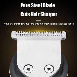 Tondeuse à cheveux électrique sans fil rechargeable USB 5-en-1 pour hommes, étanche IPX6, pour visage, moustache, corps, oreilles et nez - Product Image 2