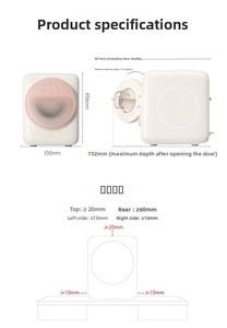 מכונת כביסה וייבוש מיני מאוטומטית לחלוטין להלבשה תחתונה דגם Q1/Q1M - Product Image 2