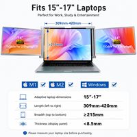 Buen Precio, Gran Venta, Cable de 14 Pulgadas para Dos Pantallas, Gran Venta, Pantalla Triple Portátil para Laptop, Monitor Triple, Pantalla LCD para Laptop