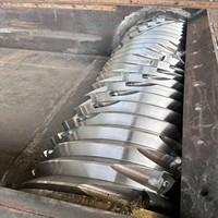 Déchiqueteur à couteau rotatif simple |   Machine de déchiquetage pour filets de pêche, filets de sécurité de construction, filets d'ombrage agricoles en PE/PP