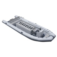 Côtes gonflable en aluminium avec siège de luxe, bateau à Double coque, Hypalon/PVC 760, 25 pieds