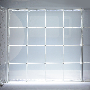 Hội chợ triển lãm gian hàng hiển thị căng thẳng vải Backdrop seg Pop <span class=keywords><strong>Up</strong></span> LED hộp đèn - Product Image 3