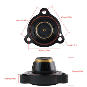 ตัวแยกไอดี Auso-Racing Bov สำหรับ Volkswagen Golf Tsi Tfsi Mk5 Mk6 Mk7 อลูมิเนียมอัลลอย สีดำ ขนาด 1.8 2.0 - Product Image 2