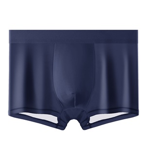 Men's Ultra-Thin Ice Silk <strong>Seamless</strong> Boxer <strong>Shorts</strong> Quick-Dry Mid-Rise Ultra-Cool Breathable Summer <strong>Underwear</strong> Manufacturer Wholesale - Product Image 6