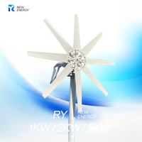 12V/24V 1000W 1kw générateurs d'énergie alternative éolienne générateur maison éoliennes