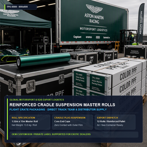 Instant Self Healing Color PPF British <strong>Track</strong> Racing Green Aliphatic Polyurethane Auto Paint Armor Roll Wholesale - Product Image 6