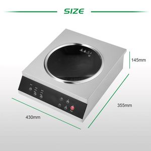 De una sola cabeza <span class=keywords><strong>radiante</strong></span> de la Cocina de Inducción con 1 quemador inteligente de Control - Product Image 3