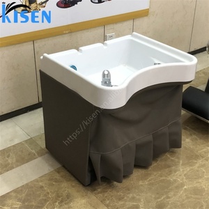 Bac à shampoing Kisen de haute qualité avec circulation d'eau et vapeur, équipement de salon de coiffure pour spa capillaire - Product Image 6