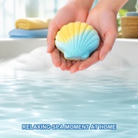 Bombe de bain naturelle à la pastèque, boule effervescente, parfum sucré, coffret cadeau de bain spa pour tous types de peau, OEM ODM 70g