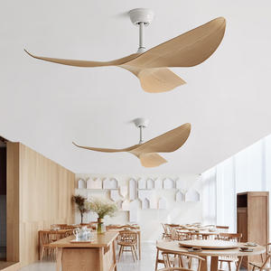 Ventilateur de plafond haute puissance, style nordique, américain, rétro, <span class=keywords><strong>restaurant</strong></span> de thé, commercial et industriel, à fréquence variable, sans lumière - Product Image 4