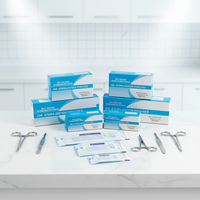 Pochette de stérilisation auto-scellante Medcolor MC-ZF à triple bande de scellage, double indicateur, qualité médicale, certifiée CE/ISO13485