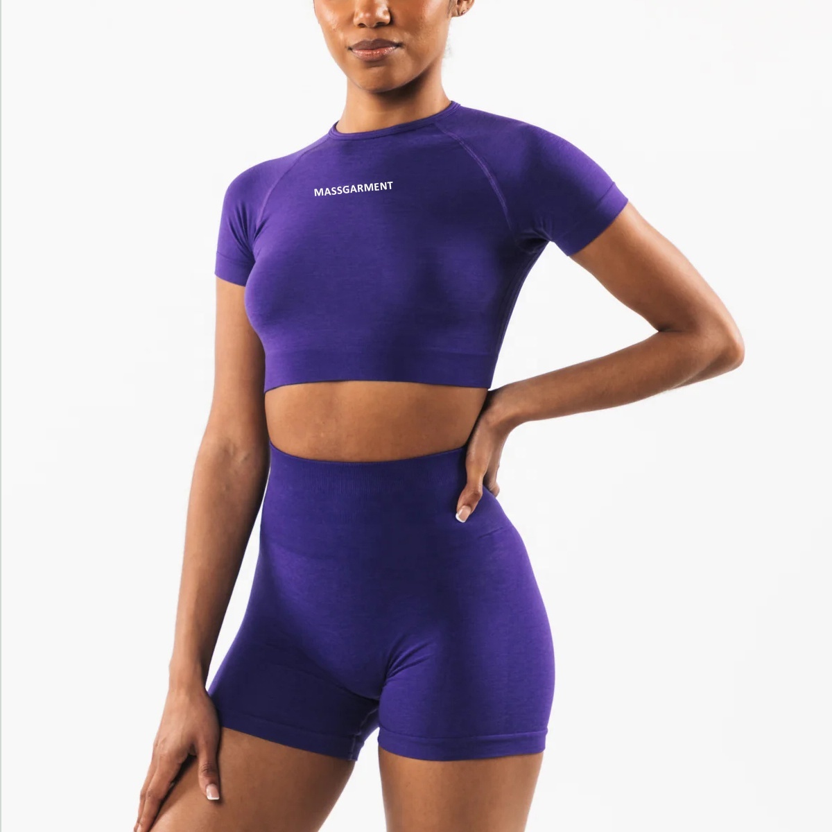Factory Fitness Women Sports Yoga Sport Wear Seamless Yoga Crop Top