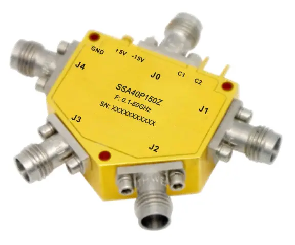 SP4T 0.1-50GHz PIN diode switch