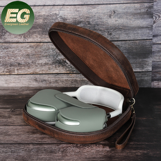 GA163 Custom Logo Luxury Waterproof Genuine Leather Case for Summer Use Protection & Wireless Charging
