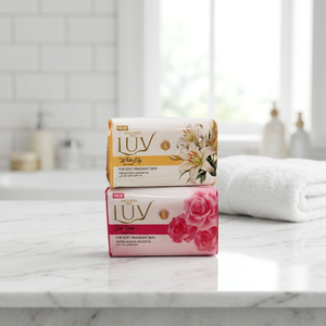 Jabón en Barra LUY Ecológico de Lirio Blanco y Rosa Suave - Hidratante, Iluminador y Blanqueador para una Piel Suave y Fragante, para Todo Tipo de Piel - Product Image 2