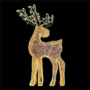 Esculturas Luminosas de Animales Extra Grandes para Exteriores, Renos, Alces, para Decoración de Jardines y Zoológicos de Grado Comercial - Product Image 4