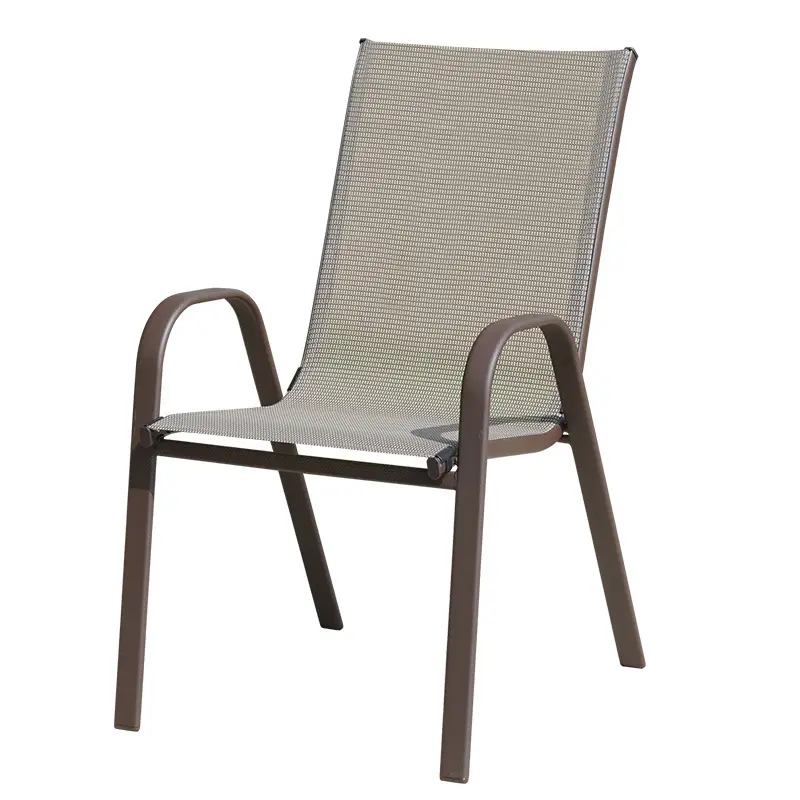 Vendita calda a buon mercato struttura in acciaio bistrot sedia da giardino sedia da giardino all'aperto sedie da giardino