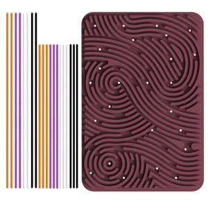 Cross-border Best-selling Large Sensory Play <b>Mat</b> Stress-relief Activity <b>Board</b> Made Food-grade BPA-free Silicone Unisex Toy - Product Image 2
