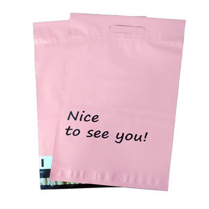 Enveloppes en poly d'expédition personnalisée de bonne qualité enveloppe d'affranchissement en poly enveloppe en plastique PE <span class=keywords><strong>rose</strong></span> grand sac de courrier en poly sacs d'expédition pour vêtements d'enfants - Product Image 1