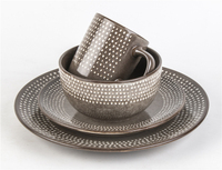 OFFRE SPÉCIALE en EUROPE Ensembles de VAISSELLE En Céramique De Haute Qualité En Porcelaine De Couleur Ensemble de Couverts