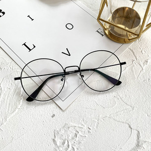 Monturas de Gafas Redondas W1-1959 para Mujer, Montura Completa, Lentes con Protección UV, Gafas Sencillas, Diseño Moderno para Estudiantes, Origen Taizhou - Product Image 4