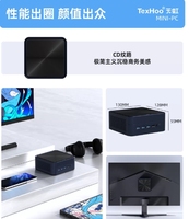 Mini PC para TexHoo ZHR Radeon 780M AMD Ryzen 7 7735HS 7840HS 8745HS 16GB DDR5 M.2 256GB 512GB 1TB 8 Núcleos 16 Hilos NUC BOX