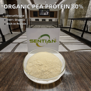 אבקת חלבון אפונה הידרוליזה אורגנית 80% בתפזורת תוספי מזון טבעי מבודדים אבקת חלבון אפונה - Product Image 2