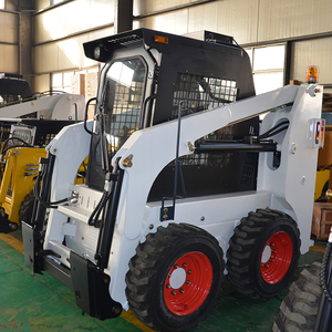HAMAC Diesel Engine Skid Steer Loader 890kg <b>Loading</b> Capacity 44.7KW Crawler Moving Type High Efficiency Motor - Product Image 5