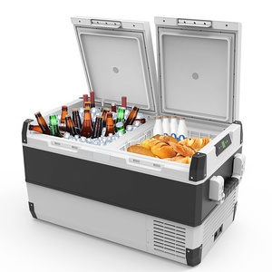 Réfrigérateur mobile portable grande capacité 80L 100L 125L pour véhicule AC.684.216 <span class=keywords><strong>12V</strong></span> 24V, glacière congélateur sans givre avec R134a R600 1234yf - Product Image 1