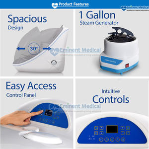 Capsule de sauna vapeur multifonctionnelle intelligente de qualité médicale Eminent pour thérapie à l'ozone, deux-en-un, pour salon de beauté et soulagement corporel complet - Product Image 3