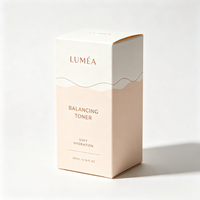 Emballage écologique, boîte en papier recyclable pour produits de beauté, emballage cadeau en papier durable pour la vente au détail