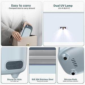 Máquina Limpiadora de Joyas Eléctrica Multifuncional Profesional, Limpiador Ultrasónico con UV <span class=keywords><strong>para</strong></span> Anillos - Product Image 6